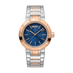 DKNY Eastside Logo Analog Blue Round Dial Women's Watch - DK1L023M0075