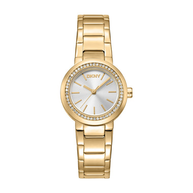 DKNY Eastside Mini Analog Silver Round Dial Women's Watch - DK1L024M0135