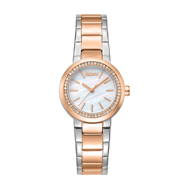 DKNY Eastside Mini Analog White Round Dial Women's Watch - DK1L024M0175