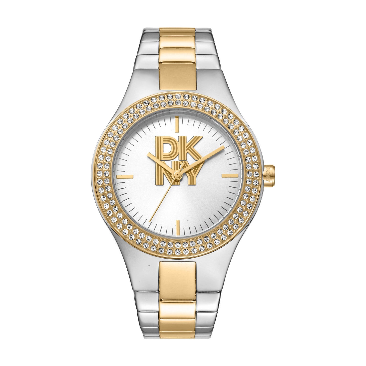 DKNY DK1L025 Analog Silver Round Dial Women's Watch - DK1L025M0075