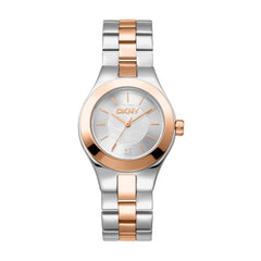 DKNY Parsons Midi Analog Silver Round Dial Women's Watch - DK1L026M0075