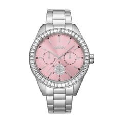 DKNY Nolita Multi Glitz  Multifunction Rose Gold Round Dial Women's Watch - DK1L027M0025