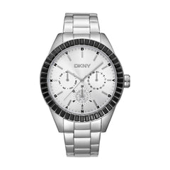 DKNY Nolita Multi Glitz  Multifunction Silver Round Dial Women's Watch - DK1L027M0035