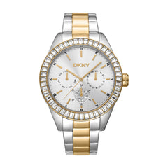DKNY Nolita Multi Glitz  Multifunction Silver Round Dial Women's Watch - DK1L027M0075