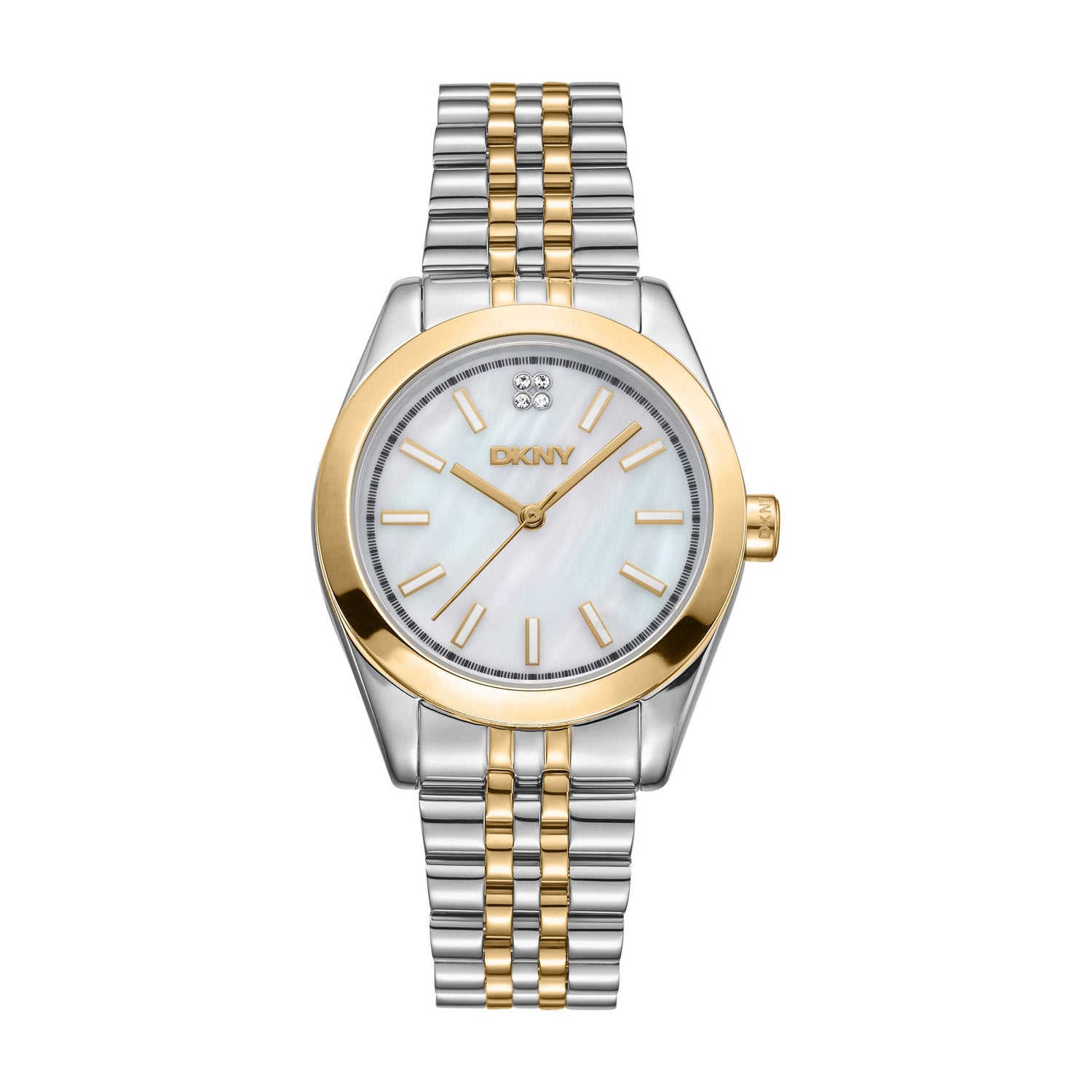 DKNY Nolita Midi Analog White Round Dial Women's Watch - DK1L029M0075