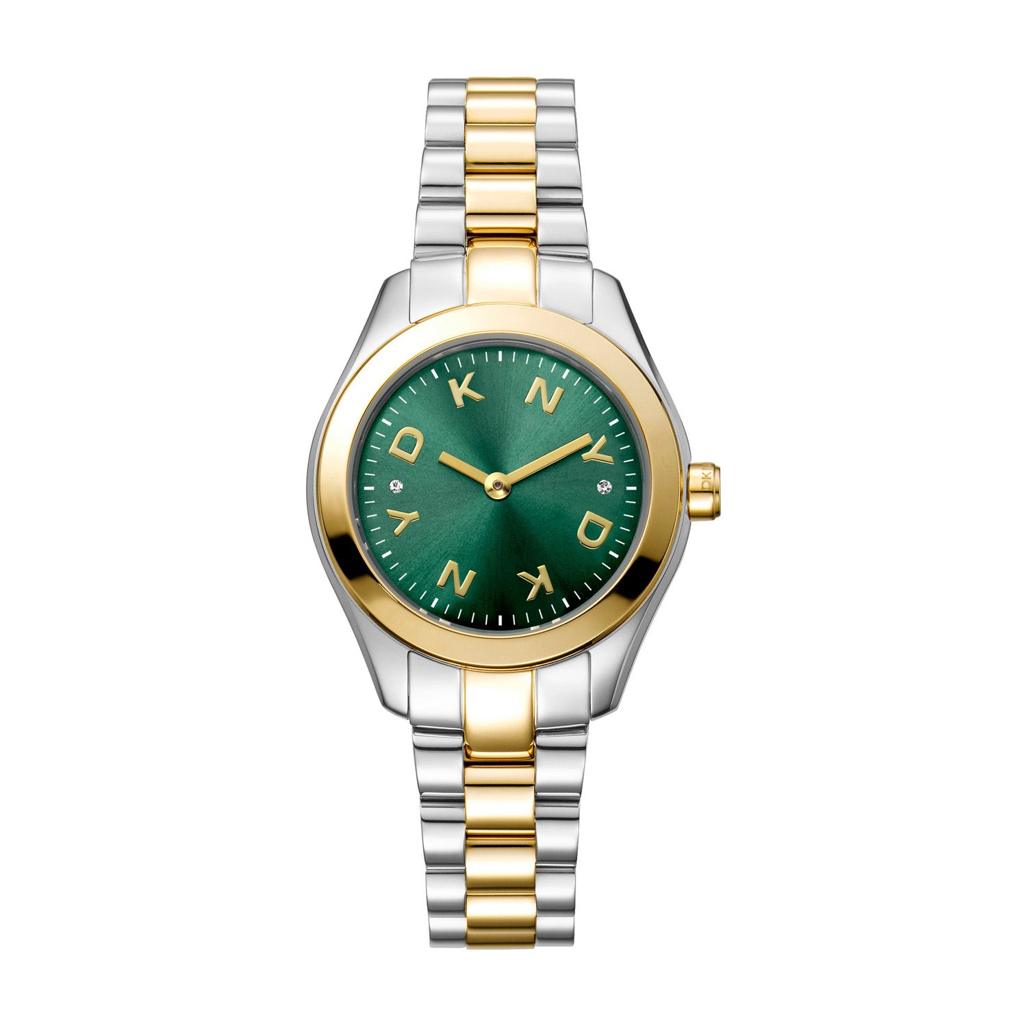 DKNY Astoria Logo Analog Green Round Dial Women's Watch - DK1L033M0085