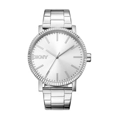 DKNY Soho Maxi Analog Silver Round Dial Women's Watch - DK1L034M0035