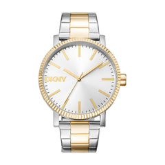 DKNY Soho Maxi Analog Silver Round Dial Women's Watch - DK1L034M0075