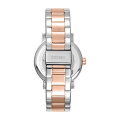 DKNY Soho Maxi Analog Silver Round Dial Women's Watch - DK1L034M0085