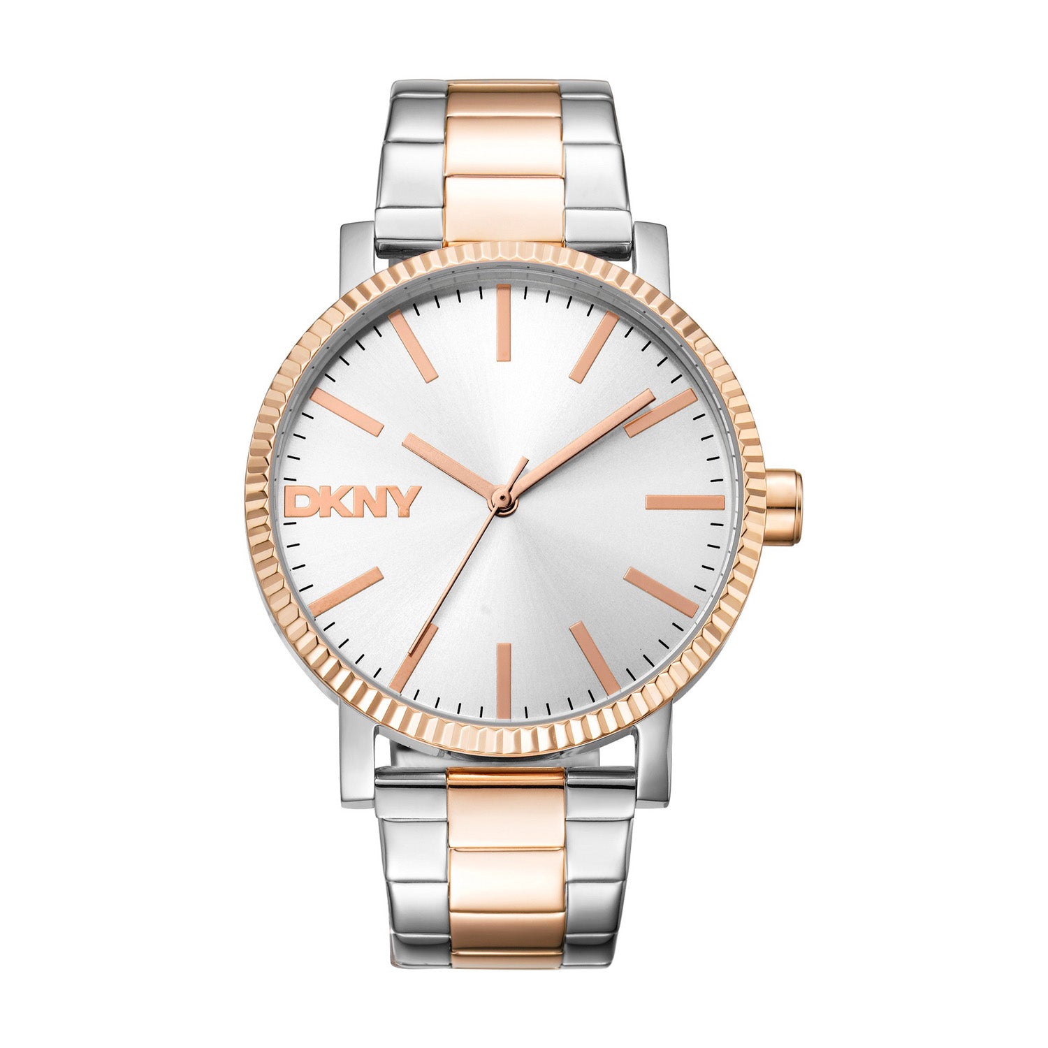 DKNY Soho Maxi Analog Silver Round Dial Women's Watch - DK1L034M0085