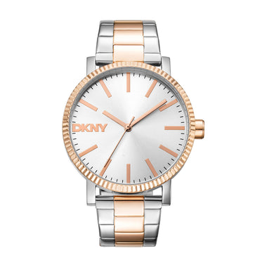 DKNY Soho Maxi Analog Silver Round Dial Women's Watch - DK1L034M0085