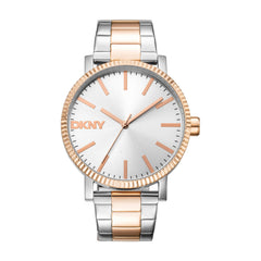 DKNY Soho Maxi Analog Silver Round Dial Women's Watch - DK1L034M0085