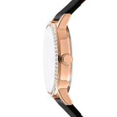 DKNY Soho Logo Analog Silver Round Dial Women's Watch - DK1L035L0035