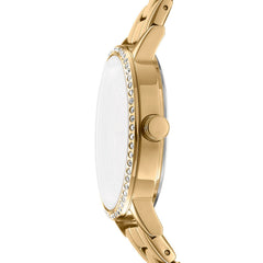 DKNY Soho Logo Analog Silver Round Dial Women's Watch - DK1L035M0055
