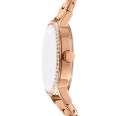 DKNY Soho Logo Analog Silver Round Dial Women's Watch - DK1L035M0065