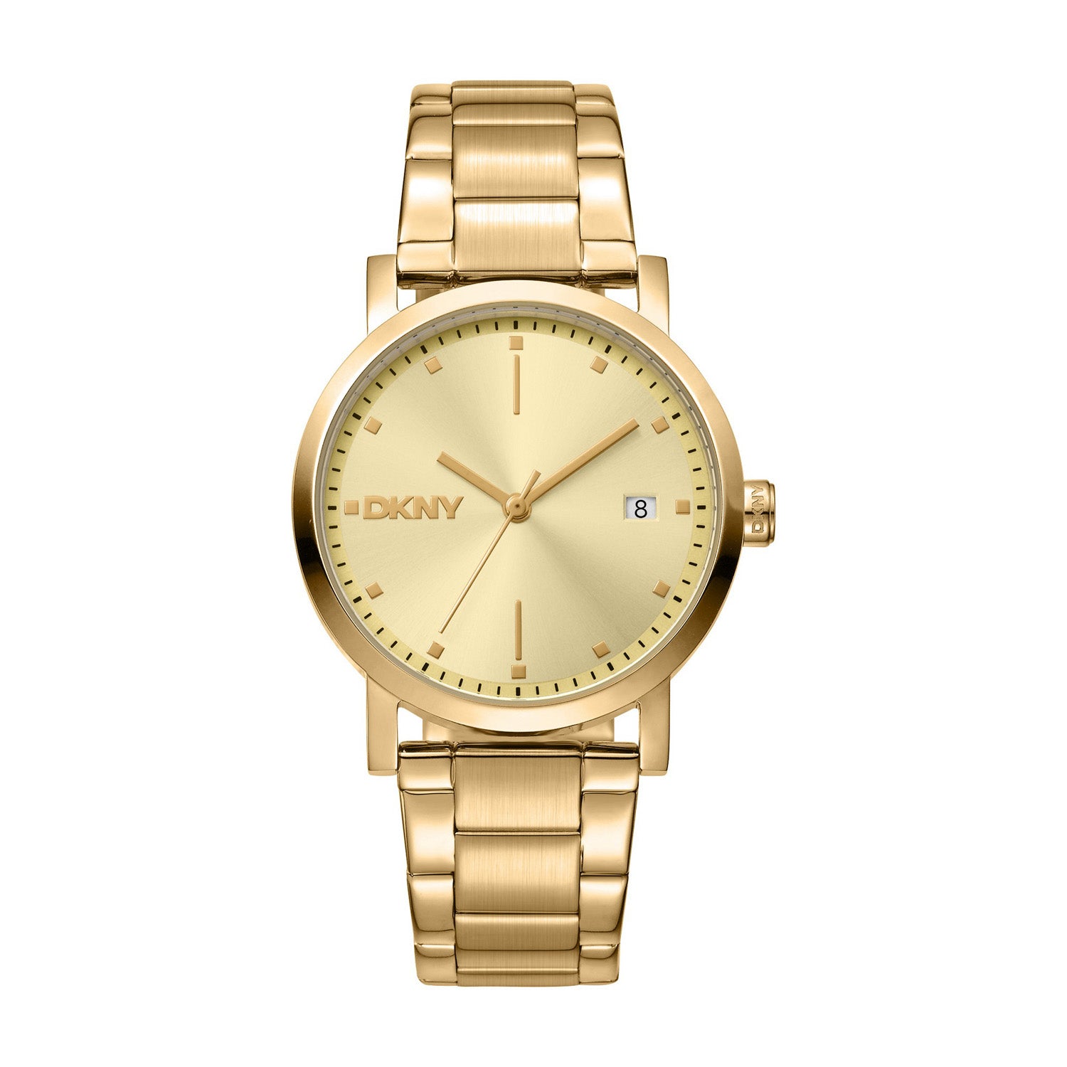 DKNY Soho Midi Analog Champagne Round Dial Women's Watch - DK1L036M0065