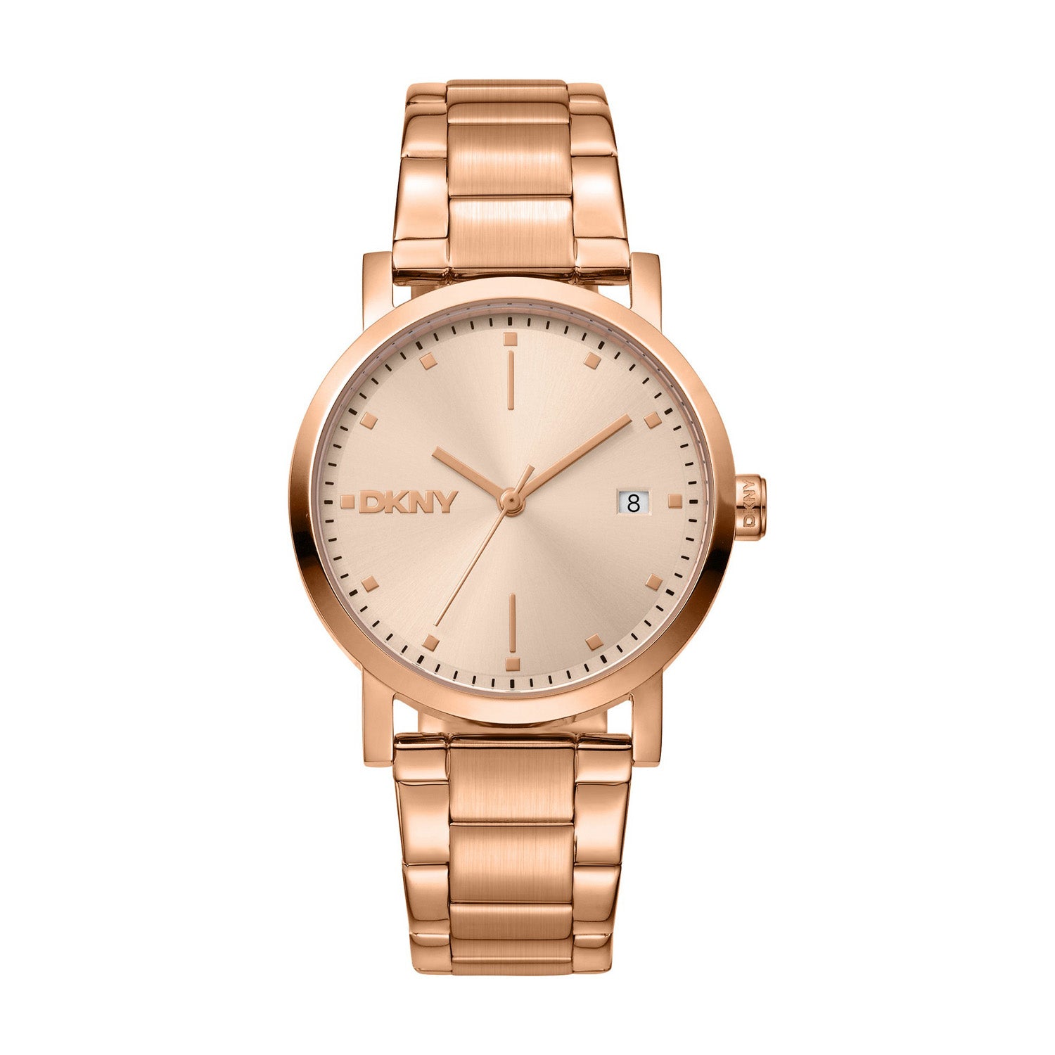 DKNY Soho Midi Analog Rose Gold Round Dial Women's Watch - DK1L036M0075