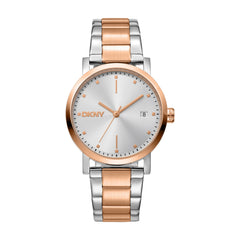 DKNY Soho Midi Analog Silver Round Dial Women's Watch - DK1L036M0105