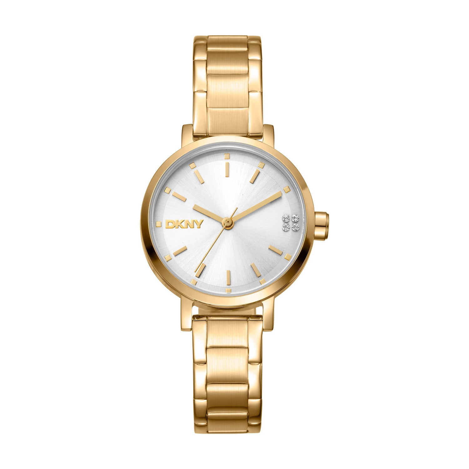 DKNY Soho Glitz Analog Silver Round Dial Women's Watch - DK1L038M0055