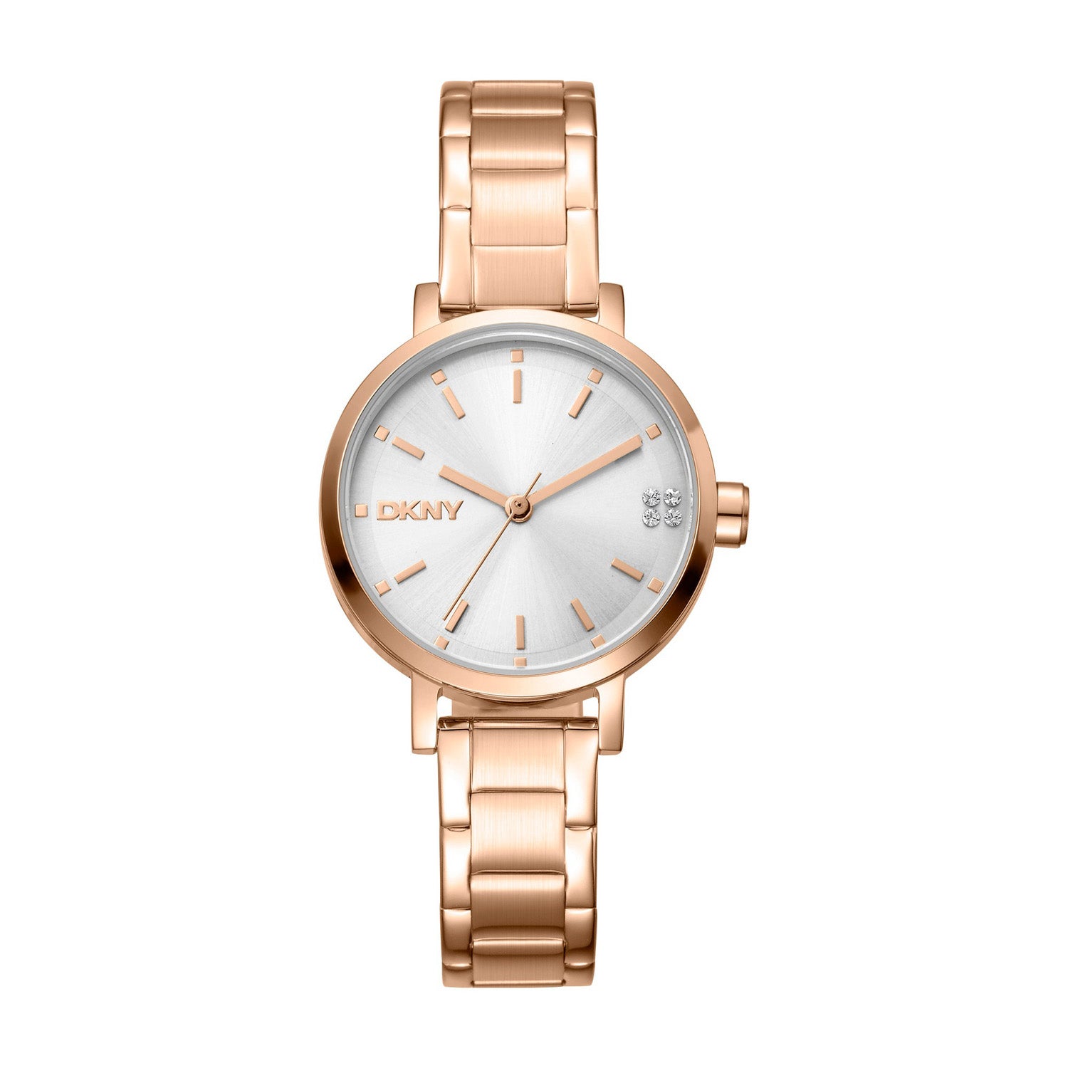 DKNY Soho Glitz Analog Silver Round Dial Women's Watch - DK1L038M0065
