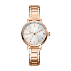 DKNY Soho Glitz Analog Silver Round Dial Women's Watch - DK1L038M0065