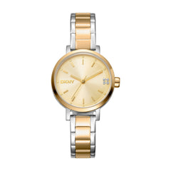DKNY Soho Glitz Analog Champagne Round Dial Women's Watch - DK1L038M0075