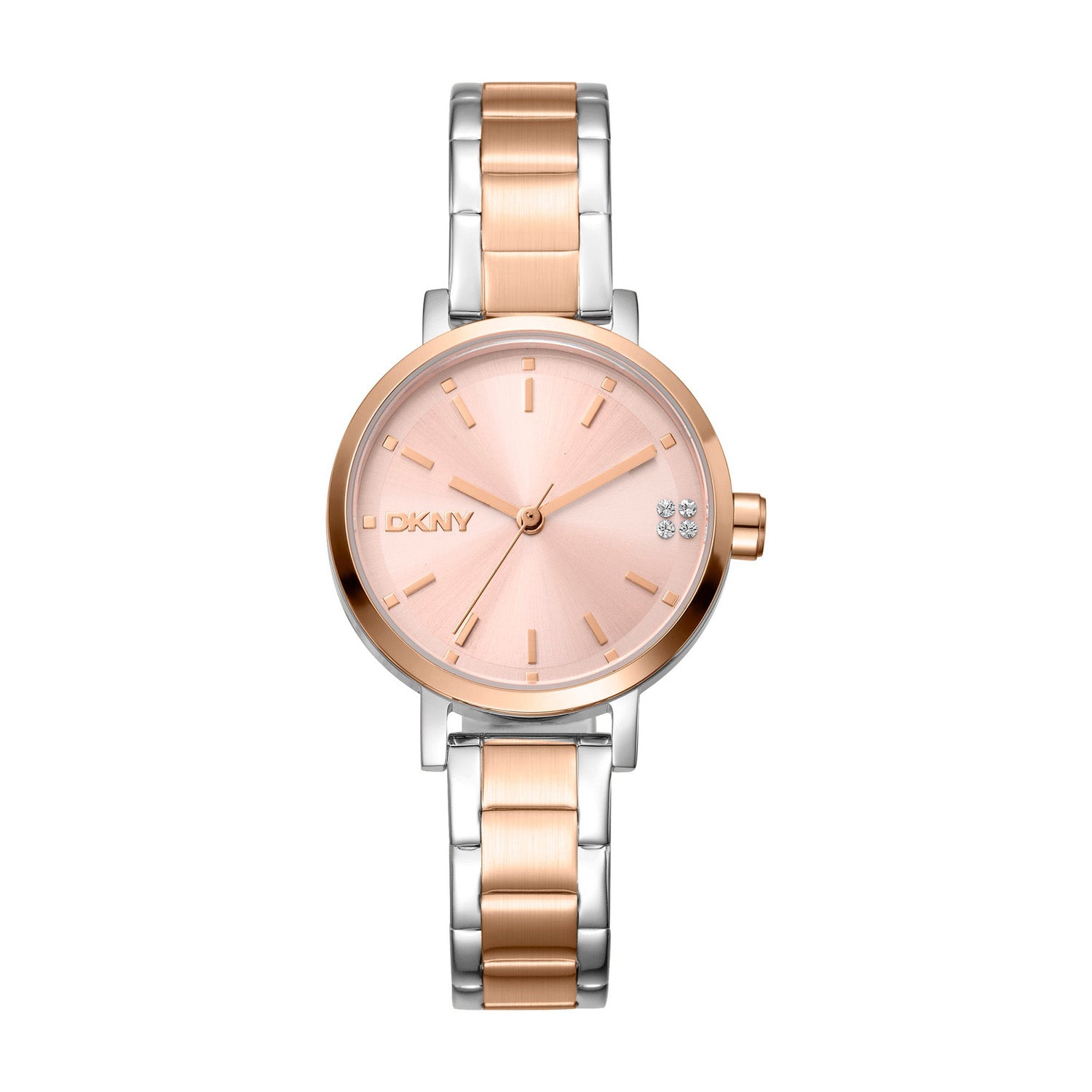 DKNY Soho Glitz Analog Rose Gold Round Dial Women's Watch - DK1L038M0095
