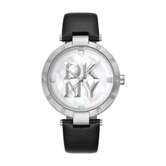 DKNY Essential Logo Analog White Round Dial Women's Watch - DK1L041L0015