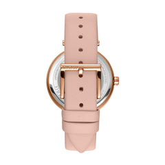 DKNY Essential Logo Analog Silver Round Dial Women's Watch - DK1L041L0035