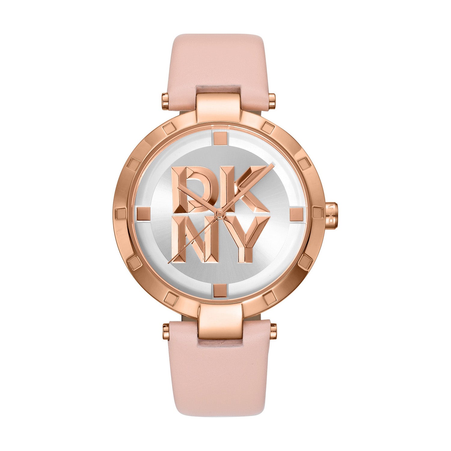 DKNY Essential Logo Analog Silver Round Dial Women's Watch - DK1L041L0035