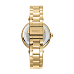 DKNY Essential Logo Analog Silver Round Dial Women's Watch - DK1L041M0065