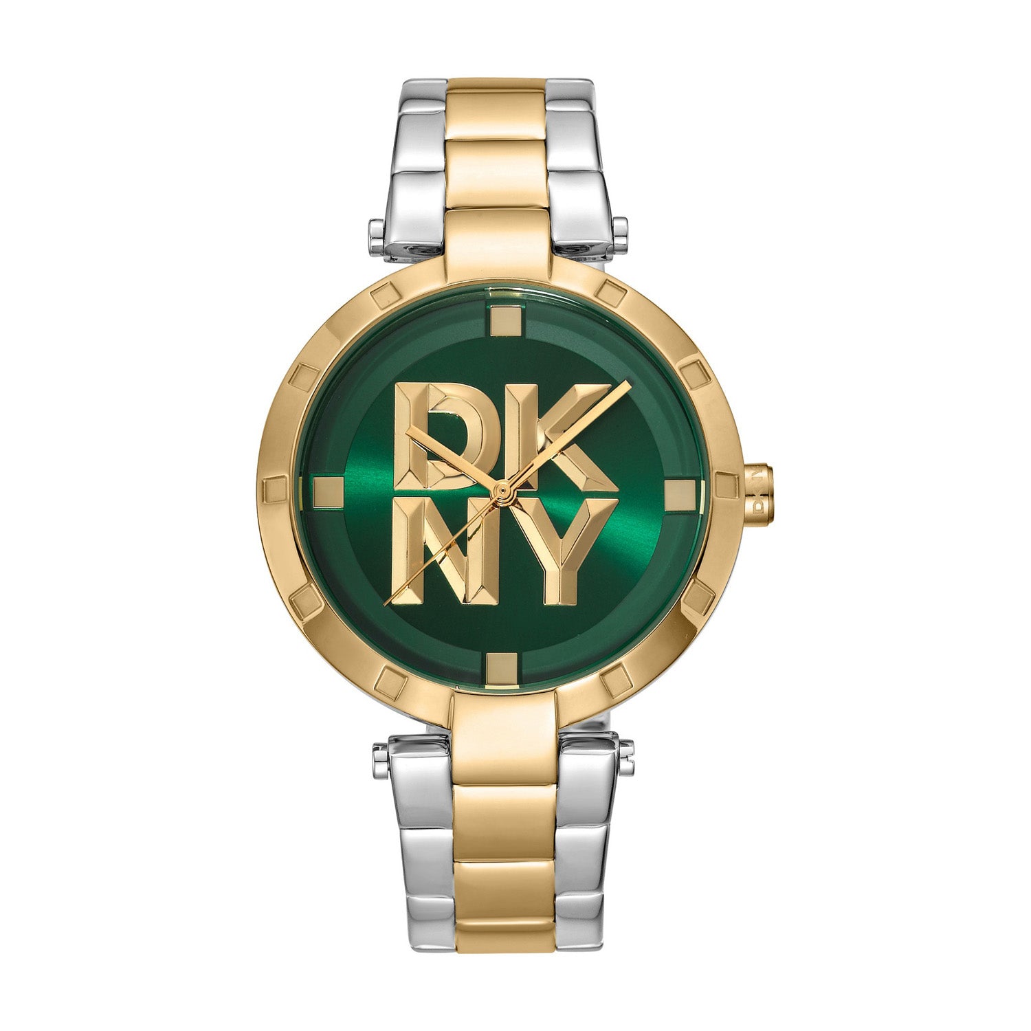 DKNY Essential Logo Analog Green Round Dial Women's Watch - DK1L041M0085