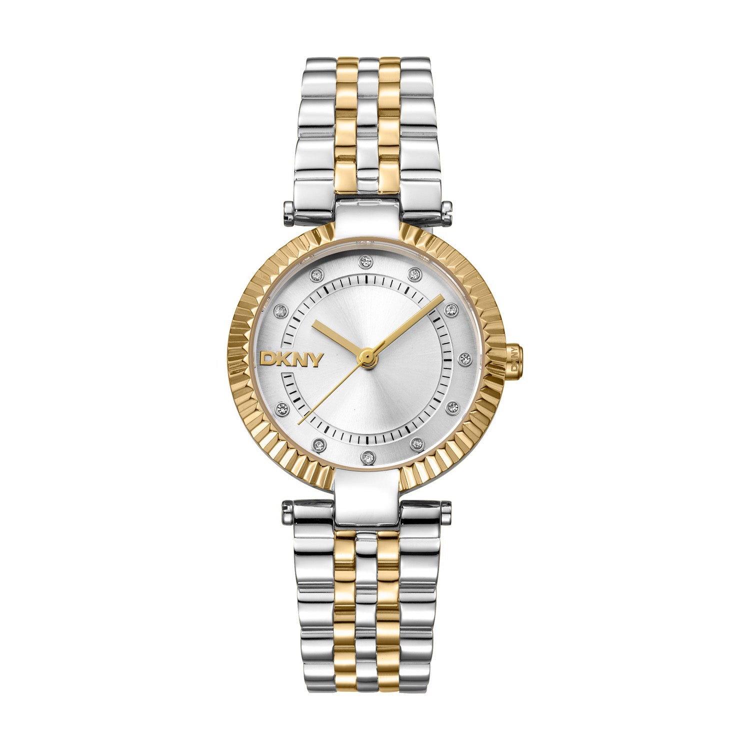 DKNY Essential Glitz Analog Silver Round Dial Women's Watch - DK1L042M0065