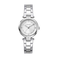 DKNY Essential Mini Analog Silver Round Dial Women's Watch - DK1L043M0045