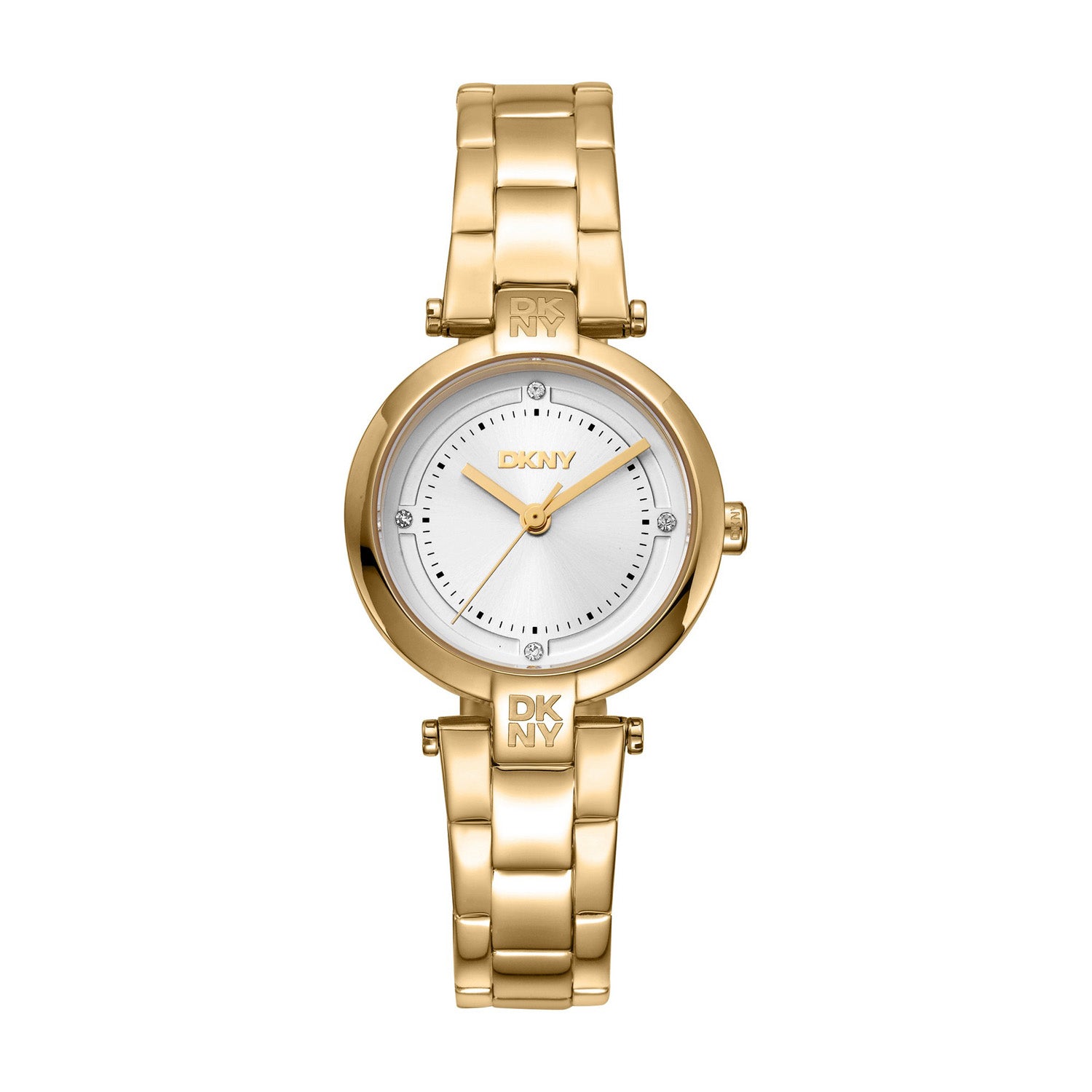 DKNY Essential Mini Analog Silver Round Dial Women's Watch - DK1L043M0055