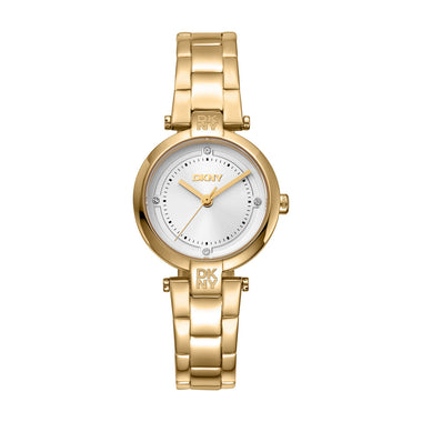 DKNY Essential Mini Analog Silver Round Dial Women's Watch - DK1L043M0055
