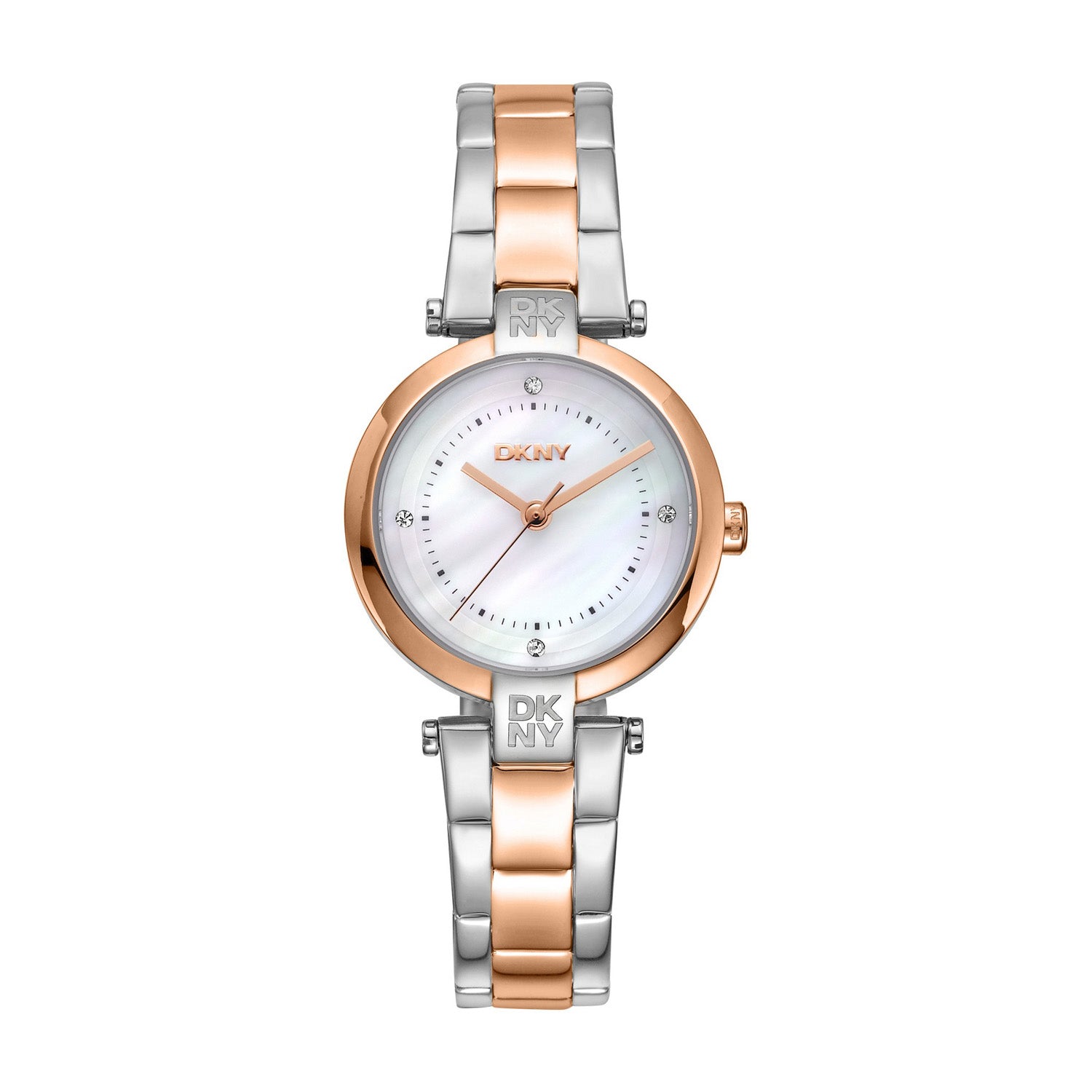 DKNY Essential Mini Analog White Round Dial Women's Watch - DK1L043M0095
