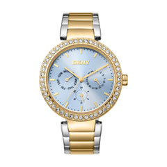 DKNY Downtown Glitz  Multifunction Light Blue Round Dial Women's Watch - DK1L044M0085