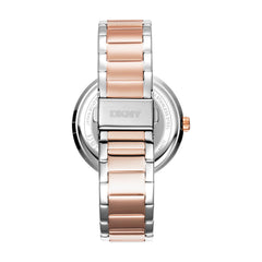 DKNY Downtown Glitz  Multifunction Silver Round Dial Women's Watch - DK1L044M0095