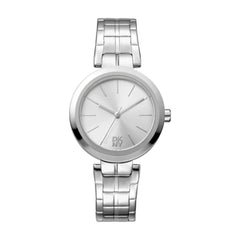 DKNY Downtown Midi Analog Silver Round Dial Women's Watch - DK1L045M0035