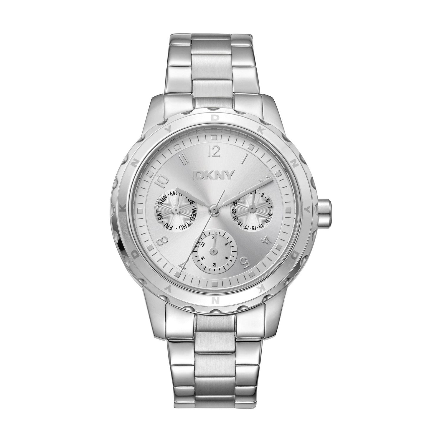 DKNY Park Ave Multi Multifunction Silver Round Dial Women's Watch - DK1L054M0035