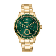 DKNY Park Ave Multi Multifunction Green Round Dial Women's Watch - DK1L054M0055