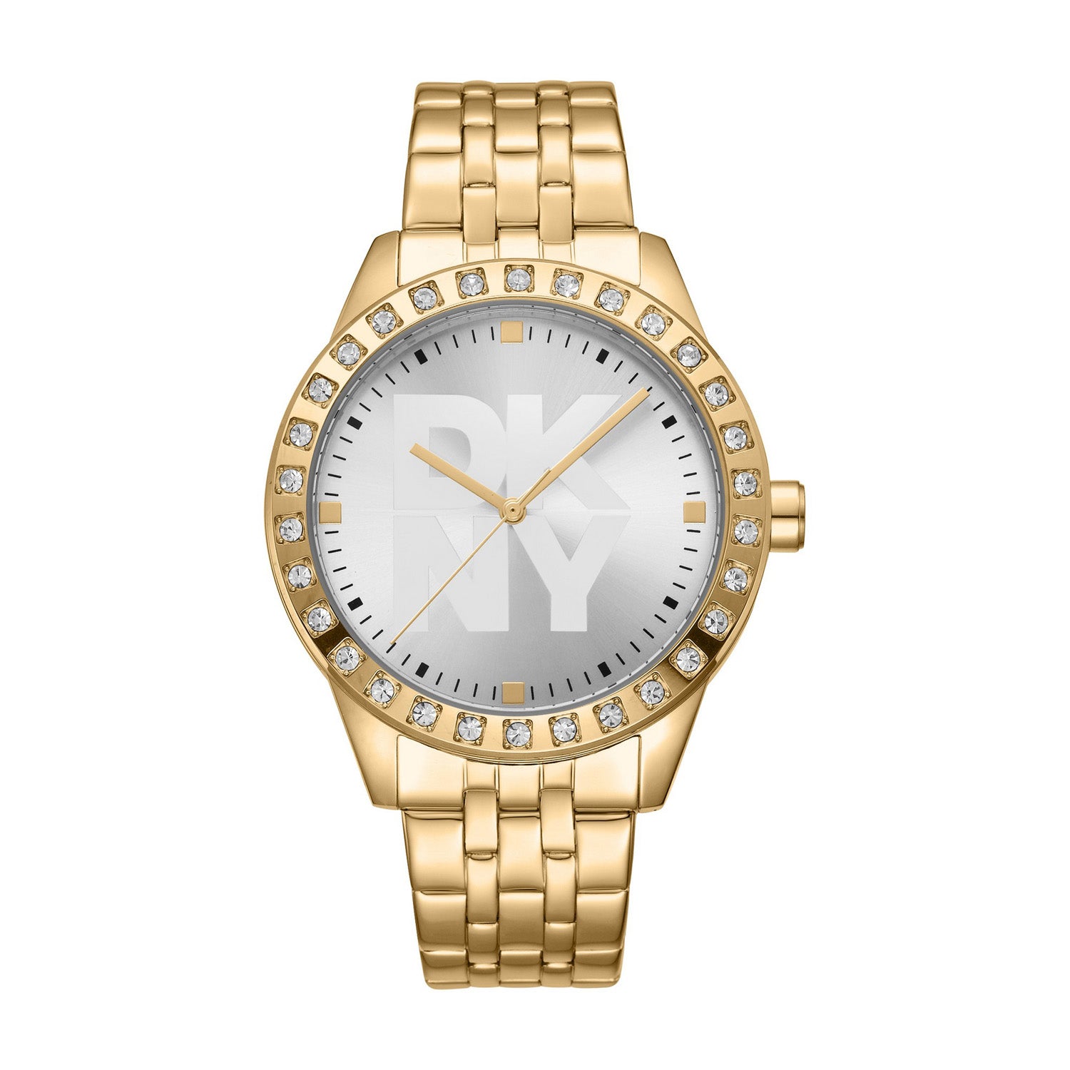 DKNY Parsons Glitz Analog Silver Round Dial Women's Watch - DK1L059M0055