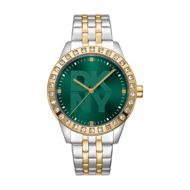 DKNY Parsons Glitz Analog Green Round Dial Women's Watch - DK1L059M0075