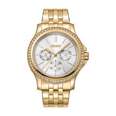 DKNY Nolita Multi Glitz Multifunction Silver Round Dial Women's Watch - DK1L064M0065