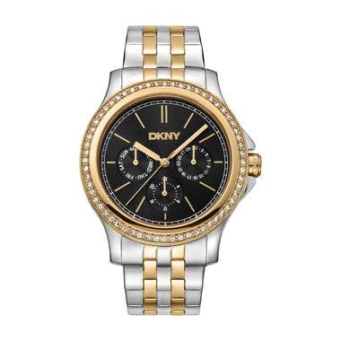 DKNY Nolita Multi Glitz Multifunction Black Round Dial Women's Watch - DK1L064M0085