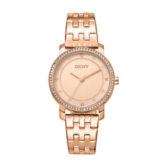DKNY Astoria Glitz Analog Rose Gold Round Dial Women's Watch - DK1L065M0055