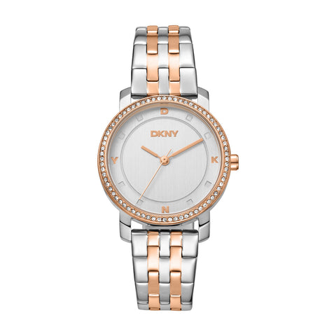 DKNY Astoria Glitz Analog Silver Round Dial Women's Watch - DK1L065M0085