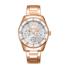DKNY Chambers Multi Sport Multifunction Silver Round Dial Women's Watch - DK1L073M0045