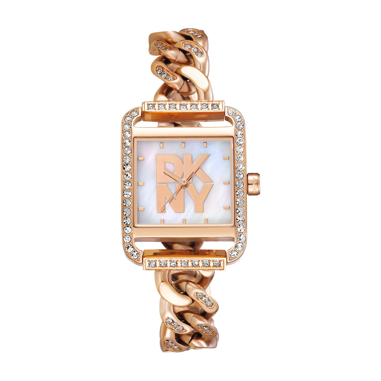 DKNY City Glitz  Analog White Square Dial Women's Watch - DK1L080M0035